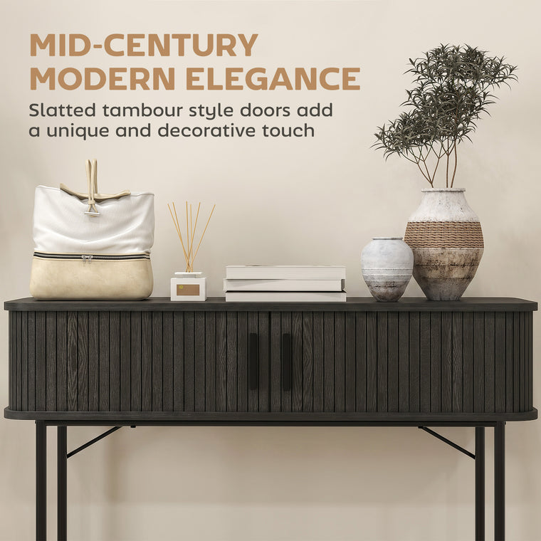 Narrow Console Table with Storage