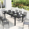 Expandable Patio Dining Table for 8-10 People, 60.6