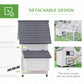 65" Chicken Coop Wooden Hen House Rabbit Hutch Poultry Cage Pen Outdoor Backyard with Nesting Box, Ramp, Run, and Ladder