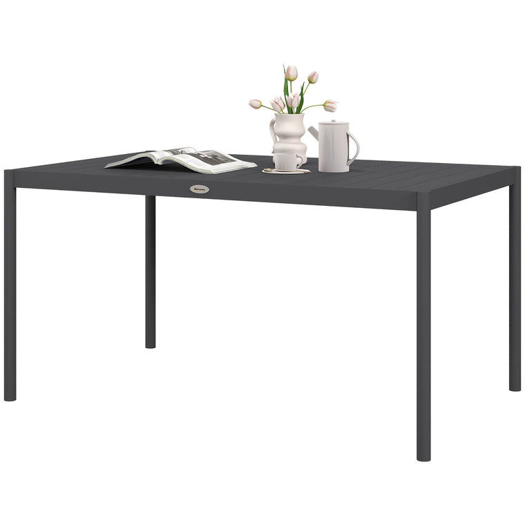 57" Aluminum Outdoor Dining Table