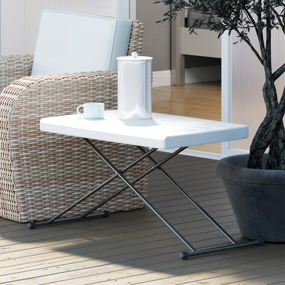 Folding Camping Table, 3-Level Adjustable, HDPE Top