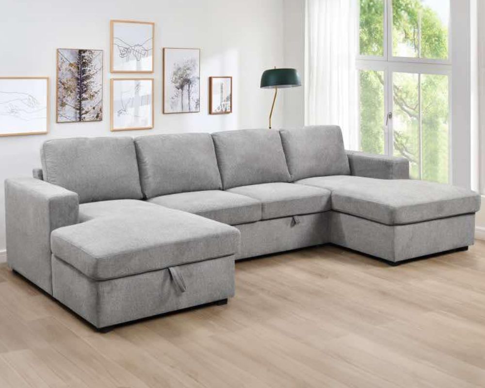Liberty Sleeper Sectional with Two Storage Chaise