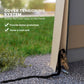 Portable Garage, Heavy Duty Carport Canopy with Ventilation Windows and Large Roll-up Door, Dark Grey