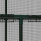 Portable Greenhouse, Walk-In Small Outdoor Green House with 2 Tier U-Shaped Flower Rack Shelves, 4.6' x 4.7', White
