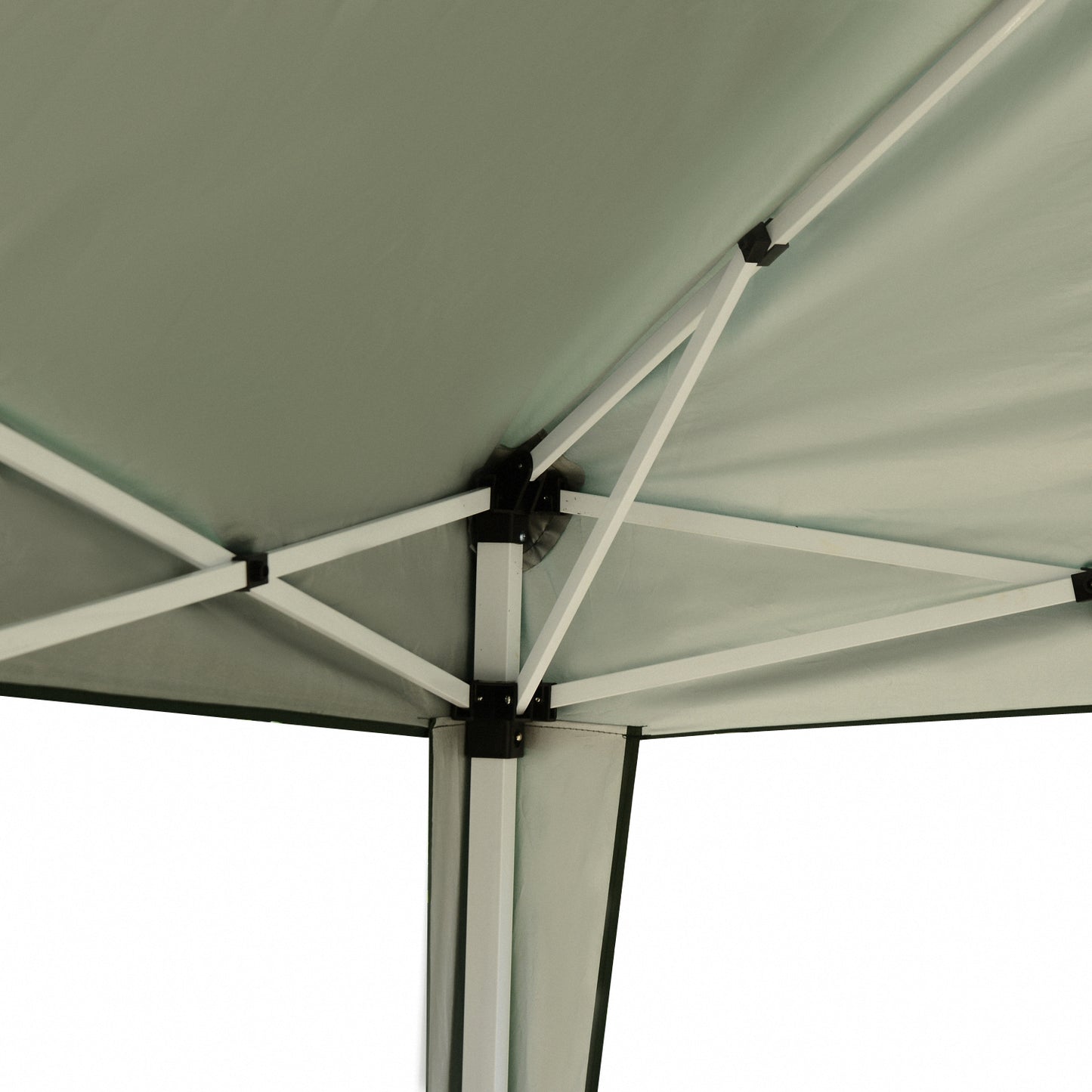 10 x 10ft Folding Pop Up Tent Outdoor Gazebo Canopy with Carrying Bag, Dark Green