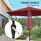 9' Patio Umbrella with 6 Ribs & UV Protection