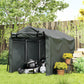 Bike Shed with Roll-Up Door