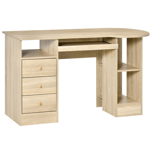 Computer Desk with Shelves and Drawers