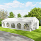 Heavy Duty Large Party Tent & Carport with Removable Sidewalls, Portable Garage Canopy Tent, White