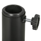 21 lbs Cement Round Market Umbrella Base Holder, 18" Heavy Duty Parasol Stand with Rattan Design for Patio, Black