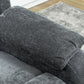 Massage Recliner Chair, Power Recliner with Quiet Brushless Motor, Remote, Pockets, 2 Memory Positions, Dark Grey
