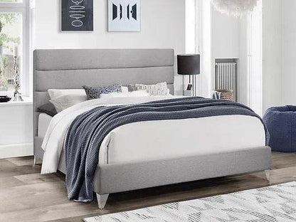 Mason Grey Platform Bed - Forward Furniture