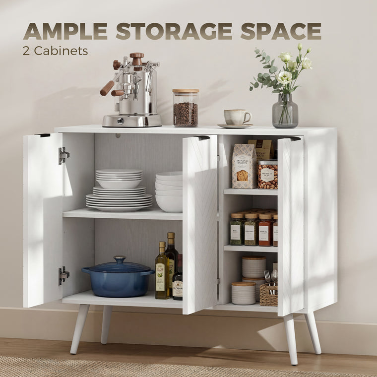 Sideboard Buffet Cabinet with 3 Doors