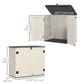 185 Gallon Storage Cabinet with Openable Top and Lockable Doors