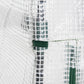 Portable Greenhouse Outdoor Hot House with 4 Tier Shelves, Steel Frame, PE Cover, 28" x 20" x 63" , White
