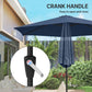 9' Patio Umbrella with Tilt & Crank