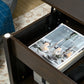 Lift Top Coffee Table, Modern Center Table with Storage Shelves and Hidden Compartment for Living Room, 41" L, Espresso
