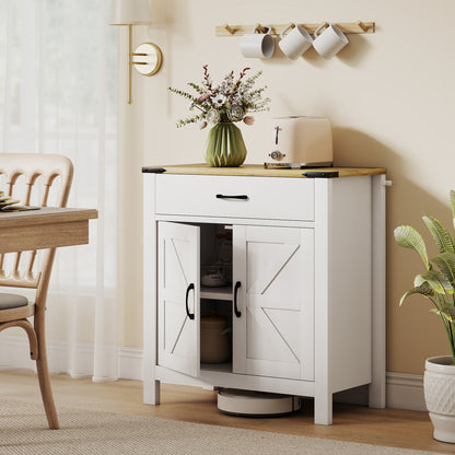 Farmhouse Sideboard Buffet Cabinet with Drawer