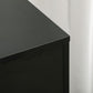 Lateral Filing Cabinet, 5-Drawers File Cabinet with Door and Adjustable Shelf, Mobile Office Storage Cabinet on Wheels, Printer Stand for Home Office, Black