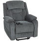 Power recliner in lifted standing-assist position