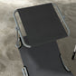 2Pcs Outdoor Lounge Chair, Adjustable Folding Chaise Lounge with Sun Shade for Beach, Camping, Hiking, Grey