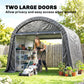 10' x 10' Outdoor Storage Tent, Heavy Duty and Waterproof Portable Shed for Bike, Motorcycle & Garden Tools