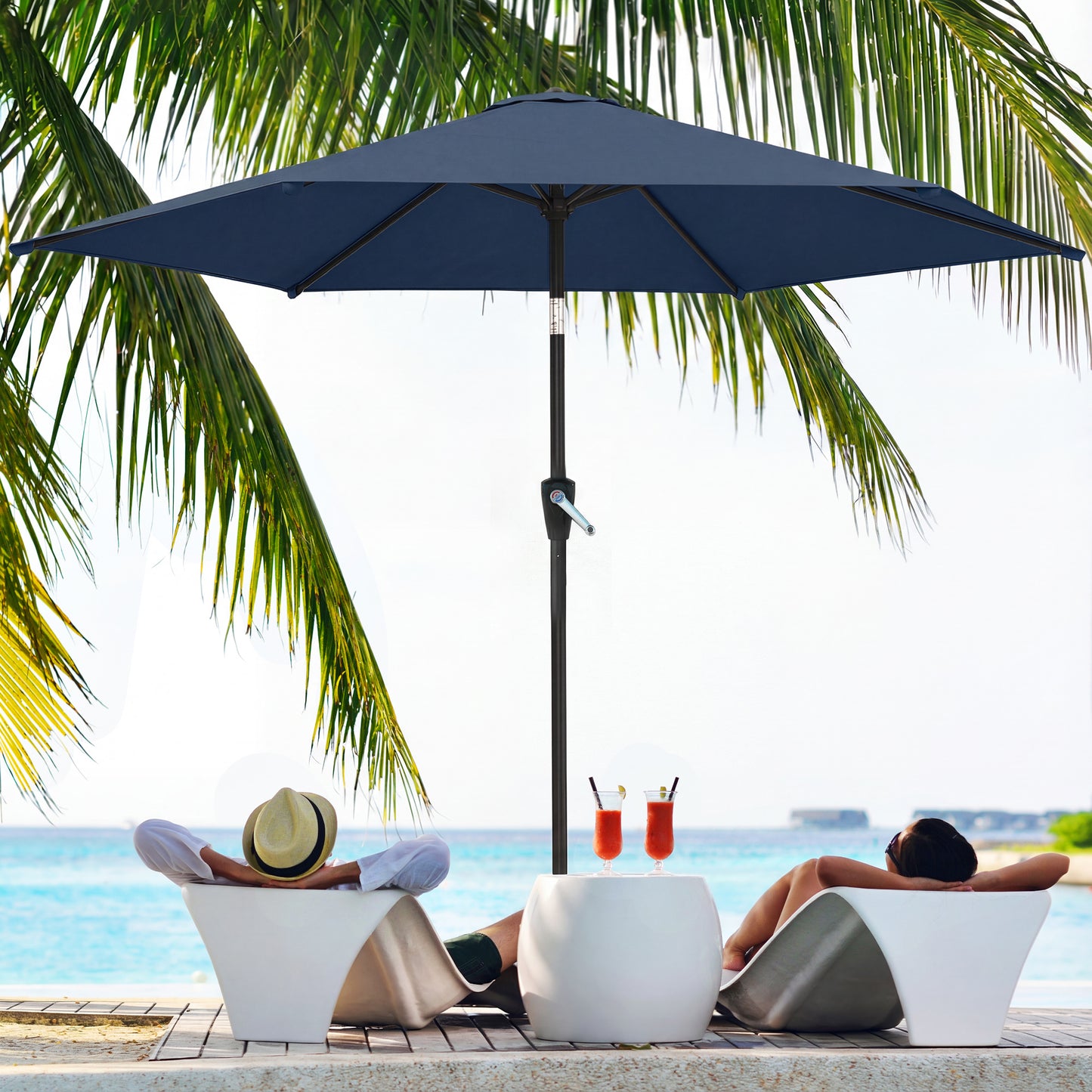 9' Patio Umbrella with Tilt & Crank