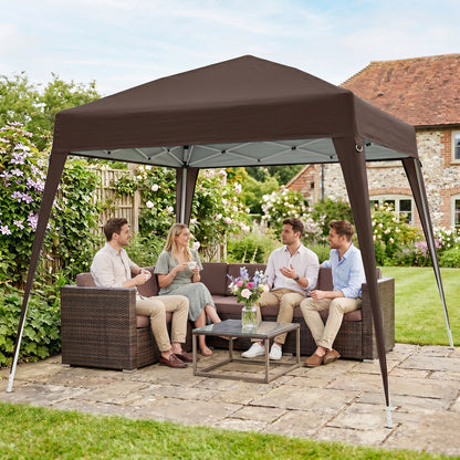 8' x 8' Coffee Pop-Up Party Tent with Carrying Bag