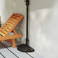 20 lbs Resin Half Round Patio Umbrella Base 20" Outdoor Decorative Parasol Stand Holder For Φ1.5", Φ1.9" Pole, Bronze