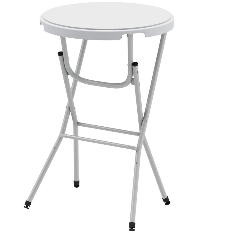 31.5" Folding Bar Table with HDPE Top and Locking Legs