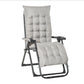 Reclining Zero Gravity Chair with Adjustable Backrest, Folding Garden Sun Lounger, Outdoor Recliner with Removable Cushion and Headrest, Dark Grey