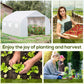 Portable Walk-In Tunnel Greenhouse Garden Warm House