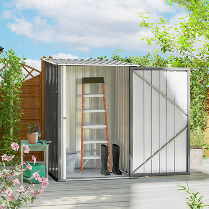 3.3' x 3.4' Lean-To Tool Shed with Lockable Doors