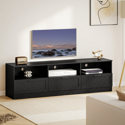 TV Stand with 3 Cabinets for TVs up to 85"