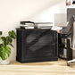 Lateral Filing Cabinet, Farmhouse File Cabinet with 2 Silent Drawers for Letter/A4/Legal Size Files, Black
