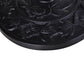 20 lbs Resin Half Round Patio Umbrella Base 20" Outdoor Decorative Parasol Stand Holder For Φ1.5", Φ1.9" Pole, Black