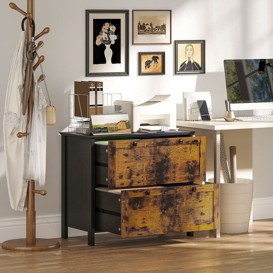 2-Drawer Lockable Filing Cabinet