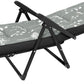 Folding Outdoor Lounge Chair with Cushion, Adjustable Backrest, Reclining Patio Garden Chair with Footrest, Wine Red