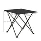 Folding Camping Table, Outdoor Portable Picnic Table with Carry Bag, Foldable Table for Camping, Picnic, Hiking, Black