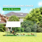 Metal Chicken Coop Run w/ Waterproof Cover, Nesting Box, Roosting Bars, for Outdoor Backyard