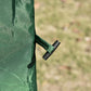 Pop-Up Tent, Foldable Screen Tent with Carry Bag, Zippered Door and Ground Stakes, Fits 3-4 People, Green