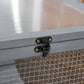 65" Wooden Rabbit Hutch, Pet Playpen with Openable Roof, Storage Box, for Rabbits and Small Animals, Dark Grey