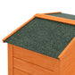 Two-Level Rabbit Hutch Small Animal House Pet Bunny Cage Home w/ Outdoor Run Water & UV Resistant Roof Access Ramp