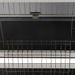2 Tier Wooden Rabbit Hutch Bunny Pet House Wooden Coop Run, Grey