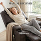 Power Lift Recliner Chair for Elderly, PU Leather Lift Chair with Thick and High Back, Footrest, Remote, Side Pockets, Cup Holders, Reclining Sofa for Living Room, Brown