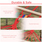 Cotton Hammock Portable Soft Swing Sleeping w/ Headrest & Side Pocket Deluxe Swing Chair for Beach, Yard, Bedroom, Patio, Porch, Indoor, Outdoor, Rainbow Stripes