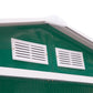 7' x 4' x 6' Garden Storage Shed Outdoor Patio Metal Tool Storage House w/ Foundation Kit and Double Doors Green