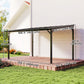 Hardtop Gazebo Wall-Mounted / Free Standing Outdoor Pergola with UPF 50+ & Waterproof Polycarbonate Roof