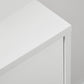 White Dresser for Bedroom with 3 Drawers, Morden Chest of Drawers with Solid Wood Legs and Handles, Storage Organizer for Living Room, White