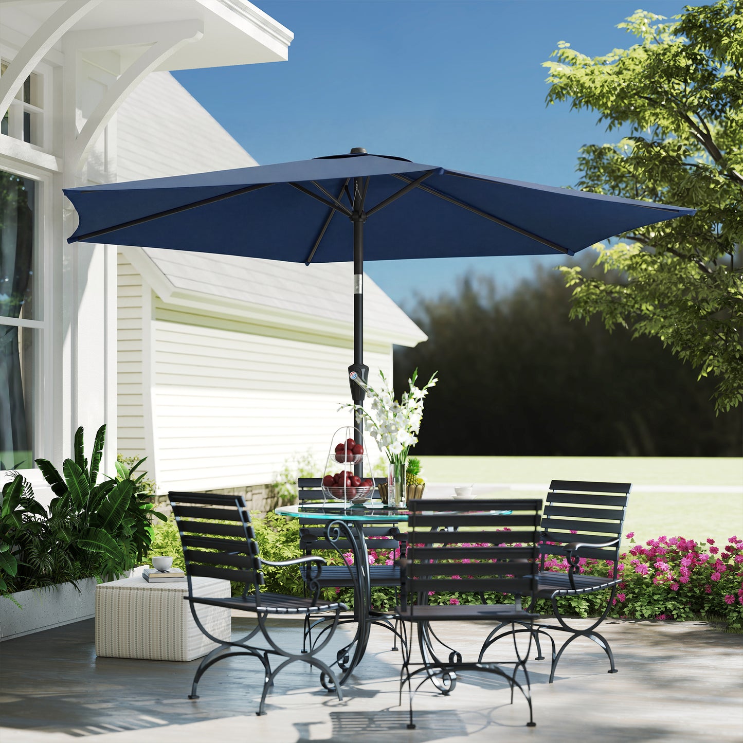 9' Patio Umbrella with Tilt & Crank